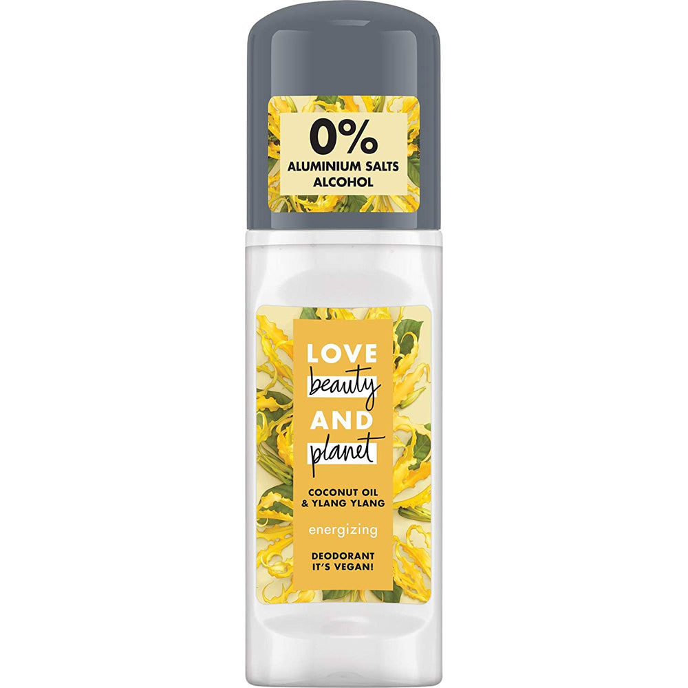 Deodorant roll-on Love Beauty and Planet 50ml energizing coconut oil ylang ylang