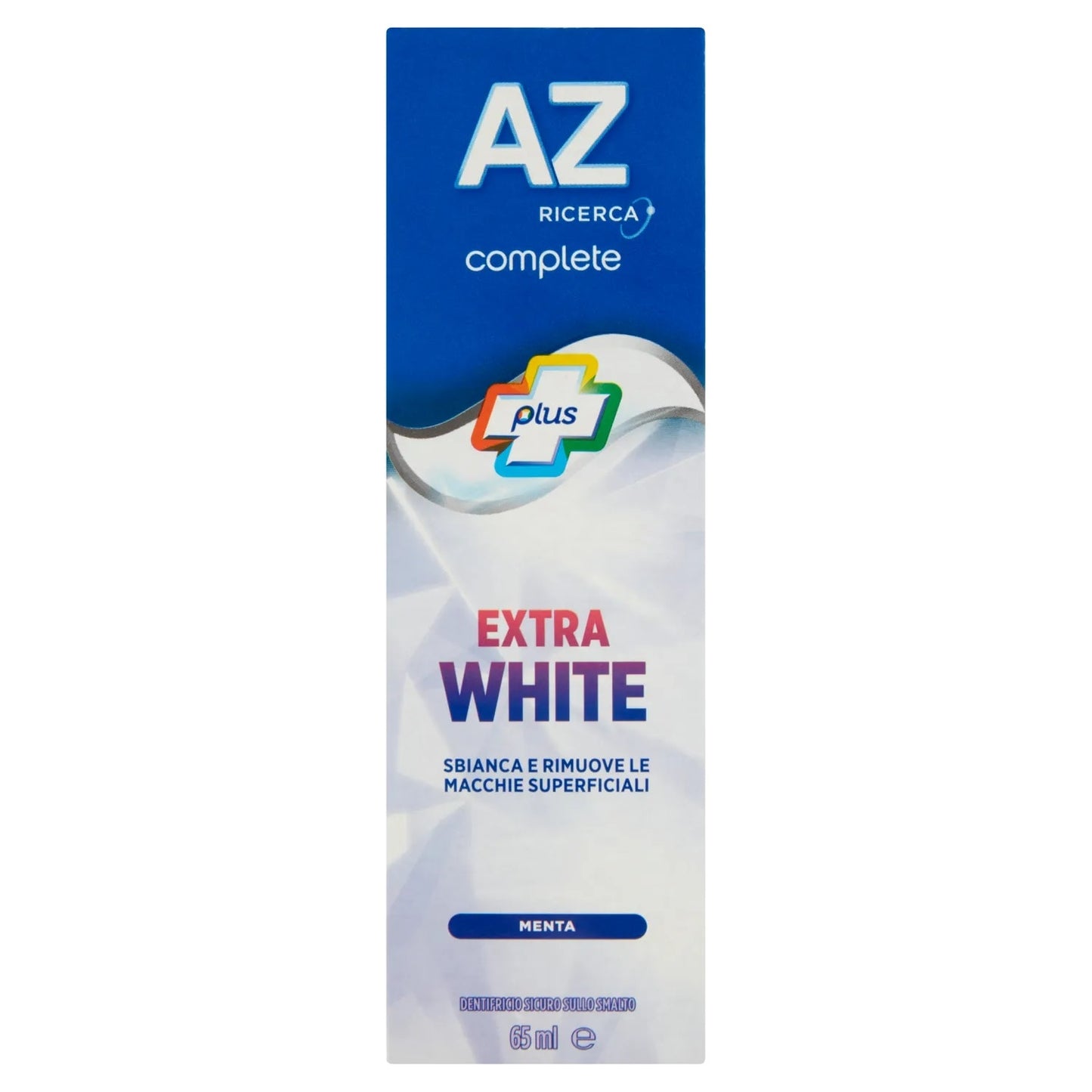 Pasta de dinti dentifricio AZ 65ml complete plus extra white