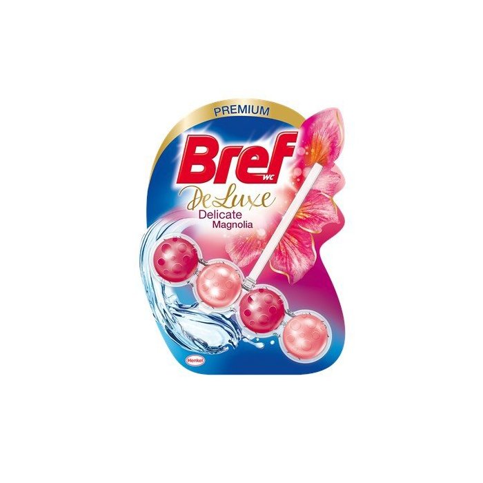 Odorizant toaleta Bref 50g blue aktiv deluxe delicate magnolia