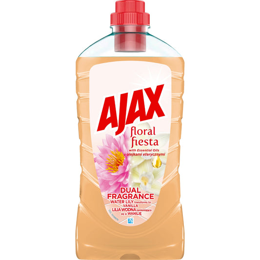 Solutie de curatat Ajax 1l multisuprafete floral fiesta water lily vanilla - BBD 30.06.2024