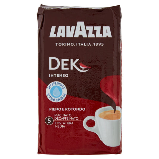 Cafea macinata decafeinizata 250g Lavazza dek gusto intenso