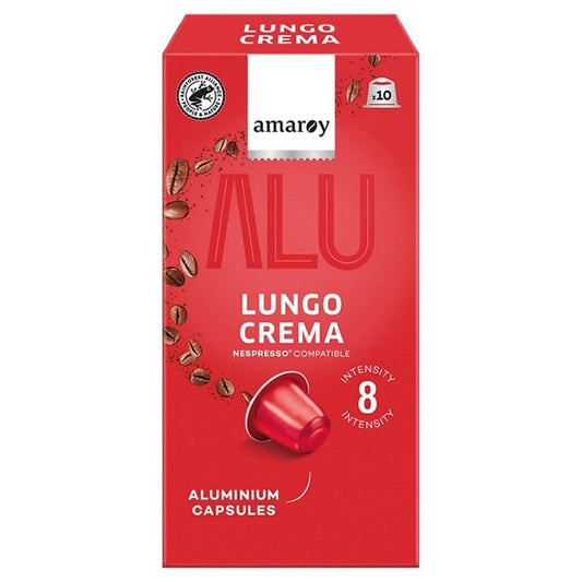 Cafea capsule Amaroy lungo crema 10 capsule 55g compatibile nespresso