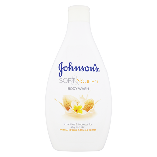 Gel de dus Johnsons 400ml soft almond oil jasmine