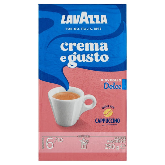 Cafea macinata 250g Lavazza crema e gusto dolce