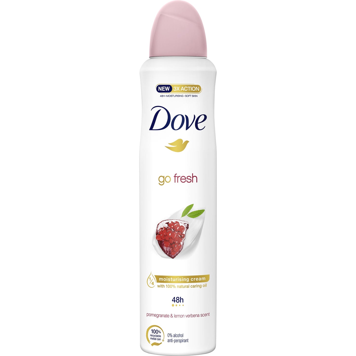 Deodorant spray Dove 150ml go fresh pomegranate lemon