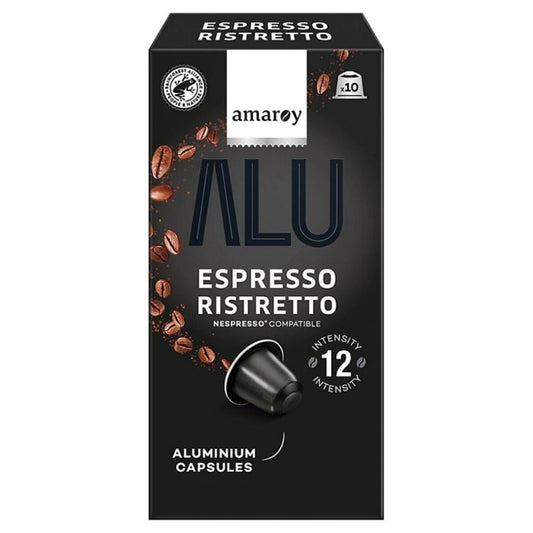 Cafea capsule Amaroy espresso ristretto alu 10 capsule 55g compatibile nespresso