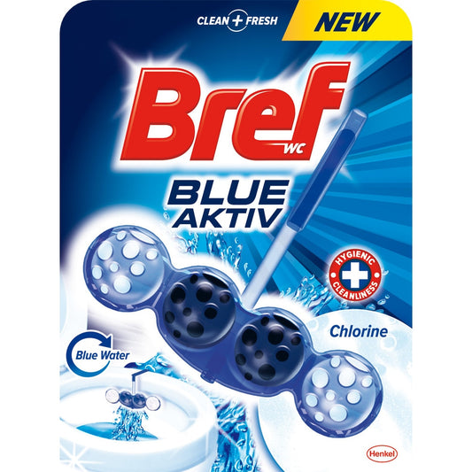 Odorizant toaleta Bref 50g blue aktiv -chlorine