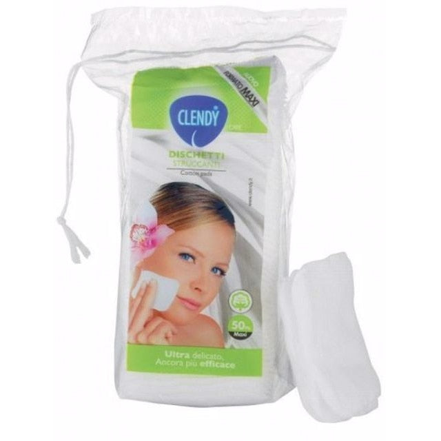 Dischete demachiante Clendy 50buc struccanti maxi