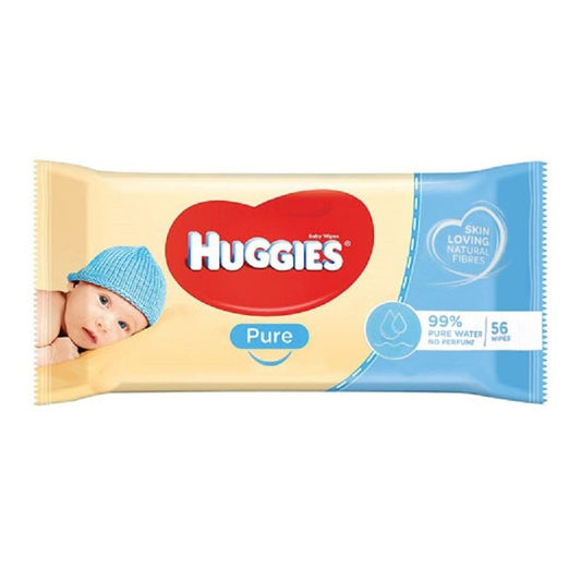 Servetele umede pentru bebelusi Huggies 56buc pure