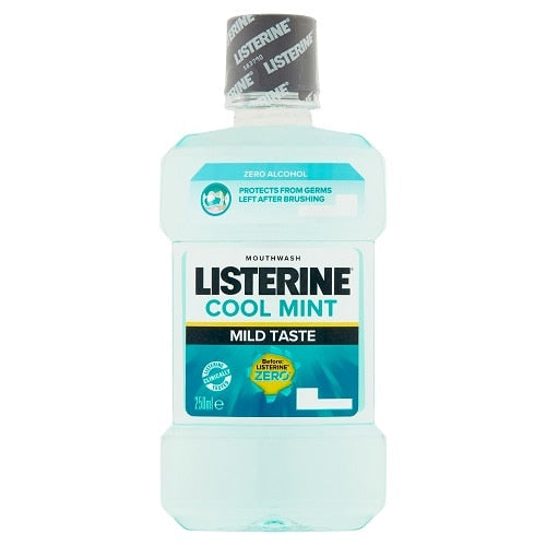Apa de gura Listerine 250ml cool mint mild taste