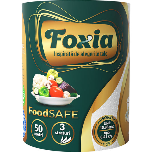 Prosop bucatarie Foxia hartie 3 straturi 50m