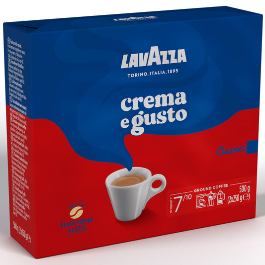 Cafea macinata 2x250g Lavazza crema gusto classico