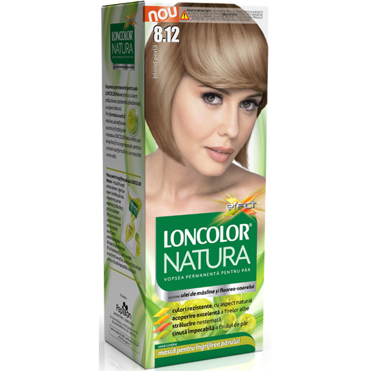 Vopsea de par 8.12 Loncolor natura blond perla