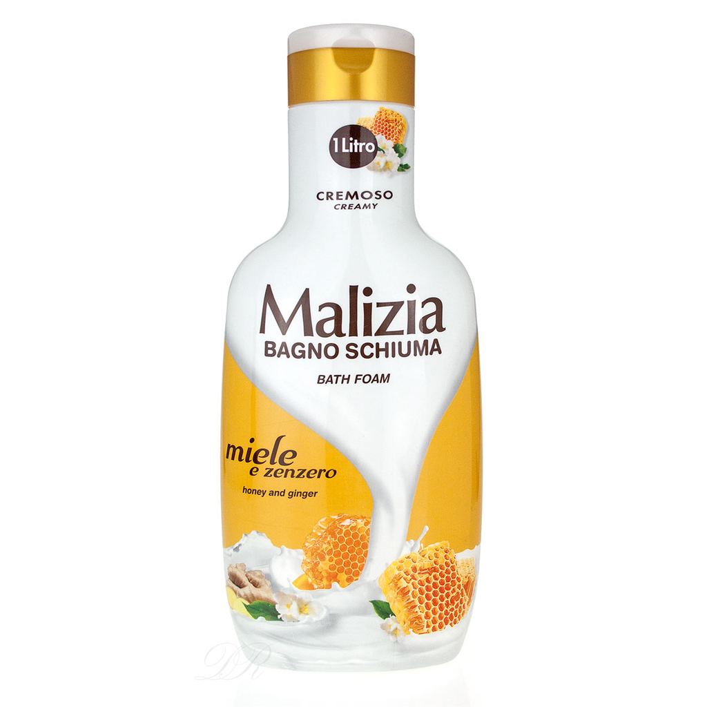 Gel de dus spumant Malizia 1l miele e zenzero