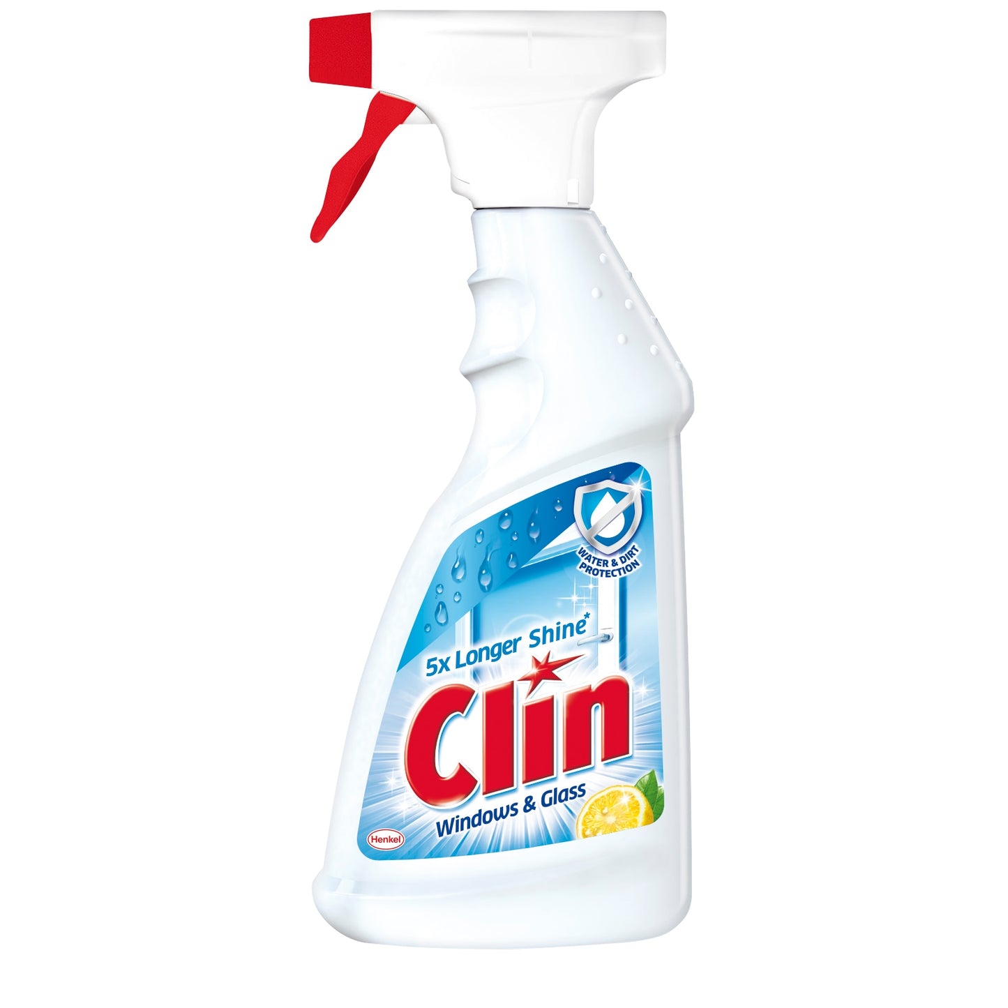 Solutie curatat geamuri cu pulverizator Clin 500ml lemon