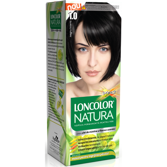 Vopsea de par 1.0 Loncolor natura negru intens