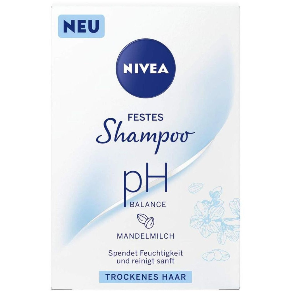 Sampon par solid Nivea 75g ph balance almond milk