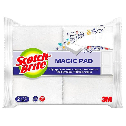 Set bureti magici scotch brite 2buc gomma cancellamacchie