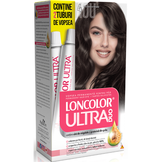 Vopsea de par 4 Loncolor ultra max duo castaniu mediu