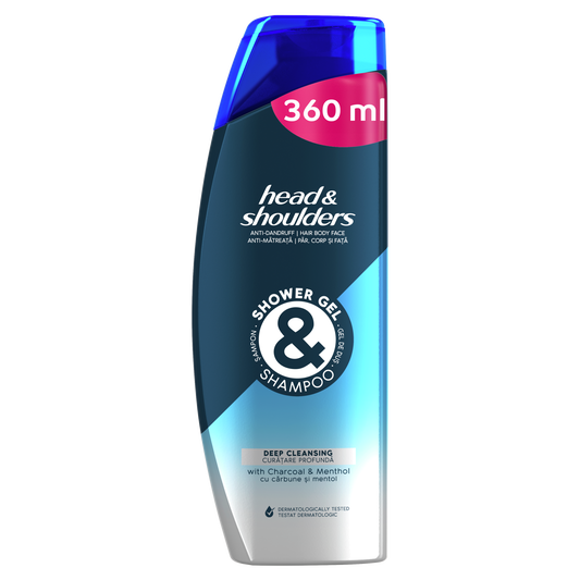 Gel de dus si sampon par head shoulders 360ml men deep cleansing