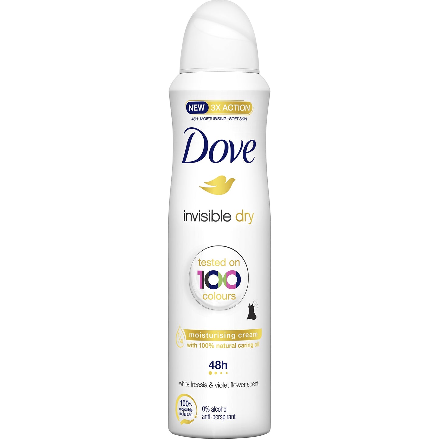 Deodorant spray Dove 150ml invisible dry clean touch