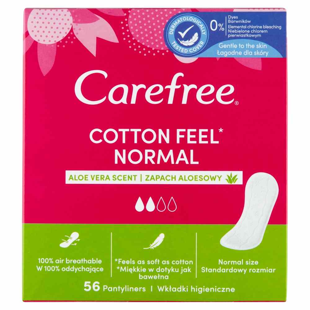 Absorbante Carefree 56buc aloe