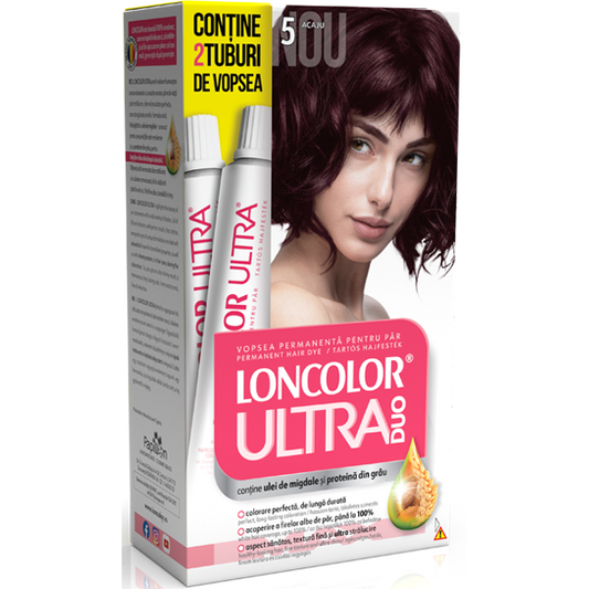 Vopsea de par 5 Loncolor ultra max duo acaju