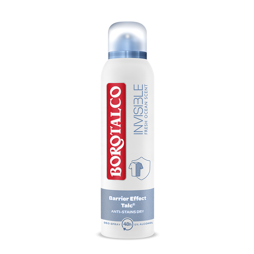 Deodorant spray Borotalco 150ml invisible fresh talco