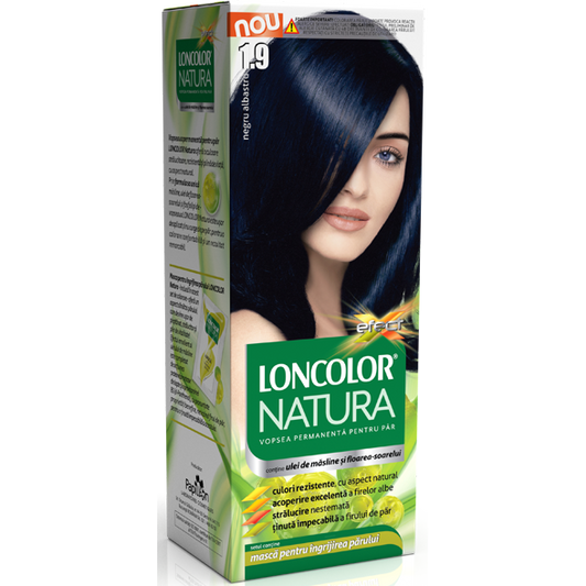 Vopsea de par 1.9 Loncolor natura negru albastru