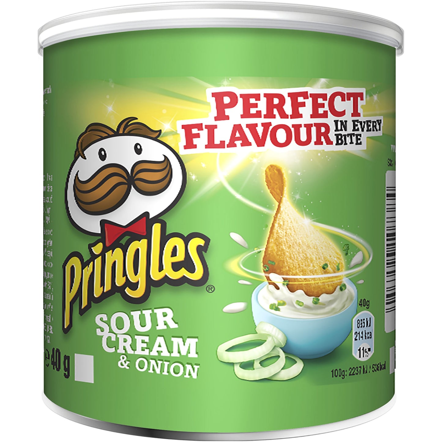 Chipsuri Pringles 40g sour cream onion cu smantana si ceapa