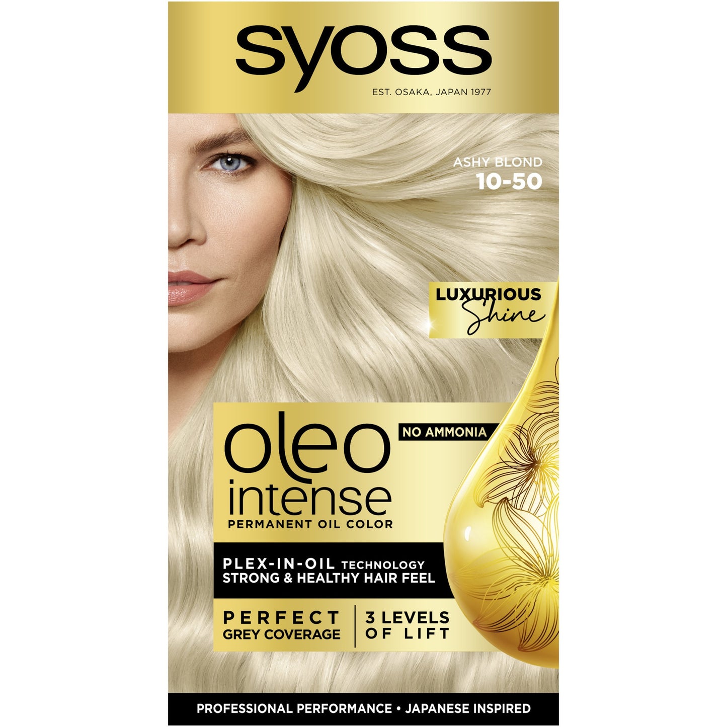 Vopsea de par 10-50 Syoss oleo intense 1buc blond cenusiu