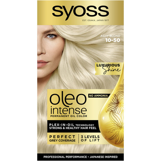 Vopsea de par 10-50 Syoss oleo intense 1buc blond cenusiu