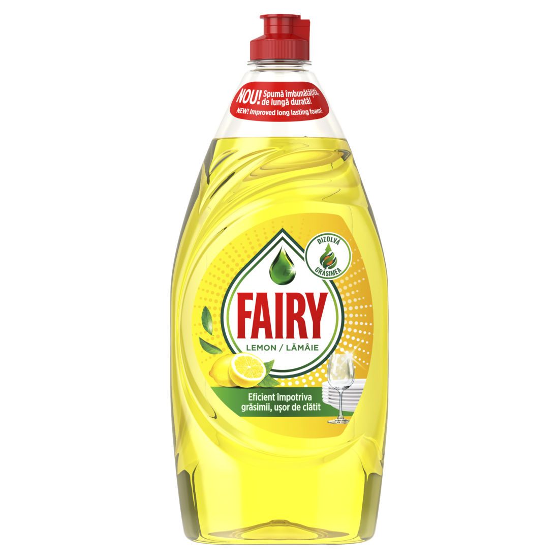 Detergent vase concentrat Fairy 800ml lemon