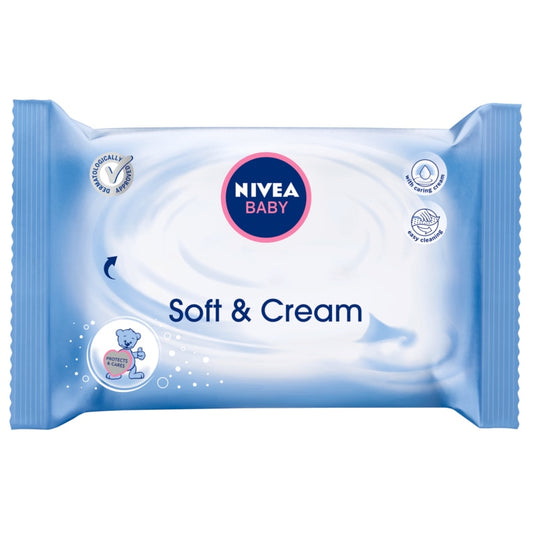 Servetele umede pentru bebelusi Nivea baby 63buc soft cream