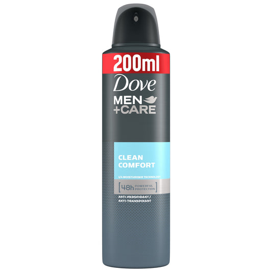 Deodorant spray Dove men 200ml clean comfort