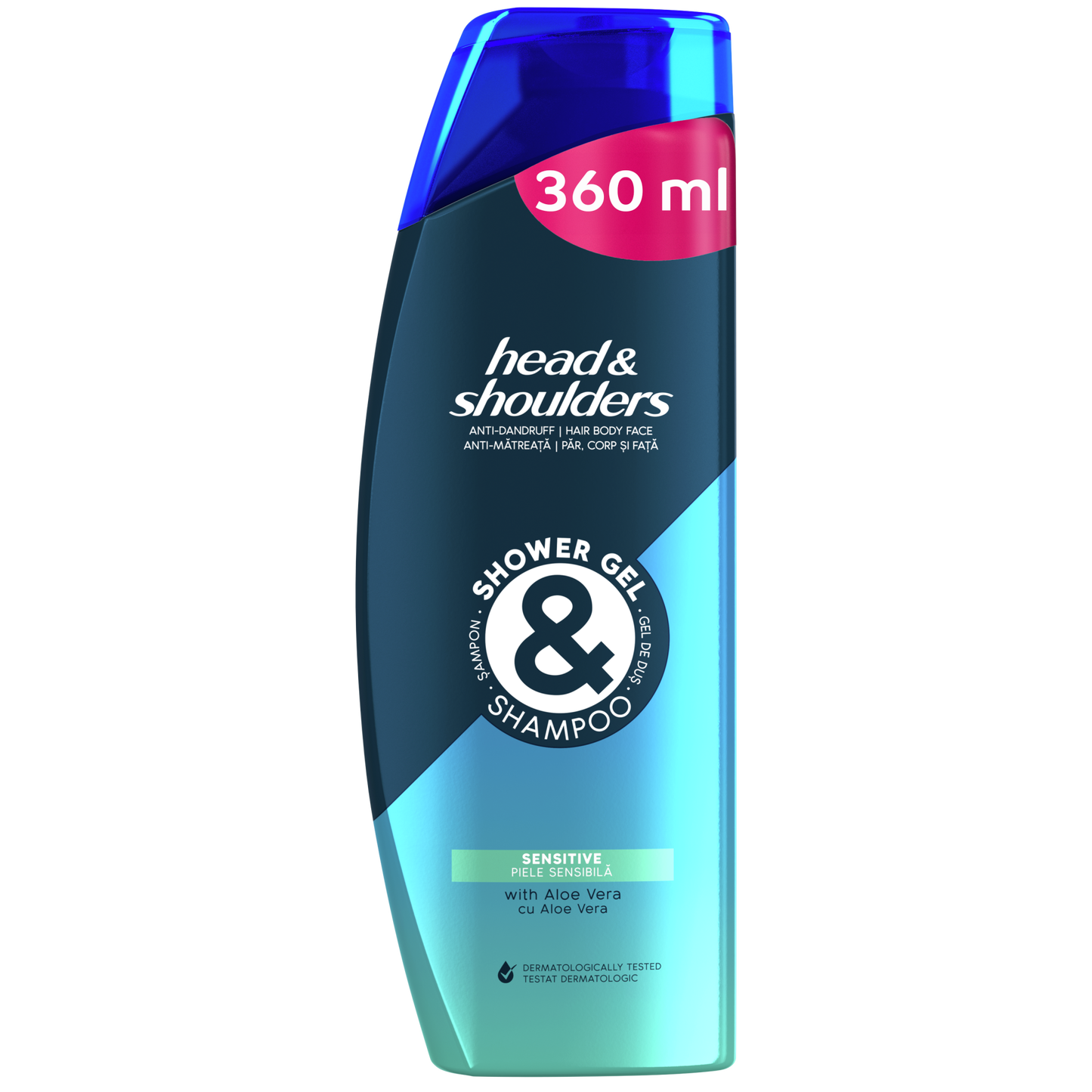 Gel de dus si sampon par head shoulders 360ml men sensitive