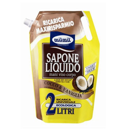 Rezerva sapun lichid Milmil 2l cocco vaniglia