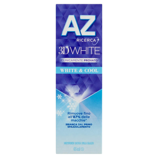 Pasta de dinti dentifricio AZ 65ml 3d white cool